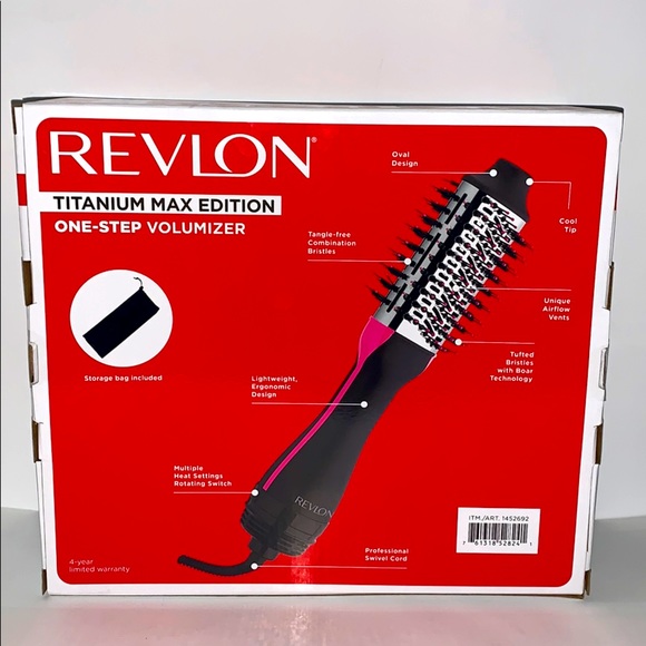 Revlon 1-Step Titanium Max Hair Dryer & Volumizer